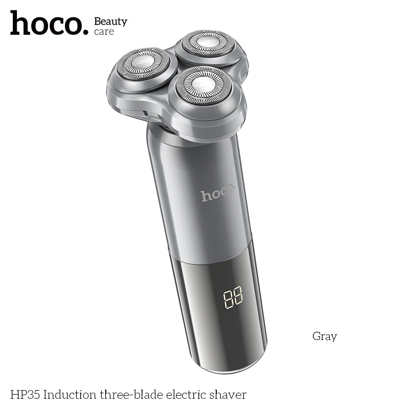 Hoco HP35 Induction three-blade electric shaver - Grey