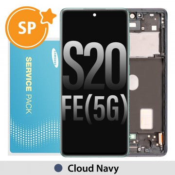 Samsung Galaxy S20FE Service Pack with Frame - Navy