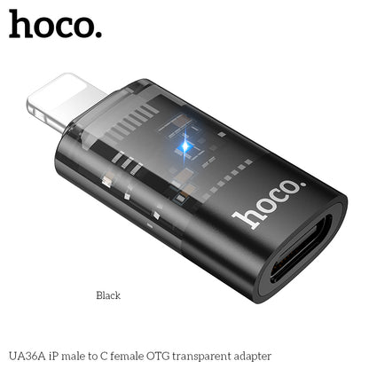 UA36A iP male to C female OTG transparent adapter