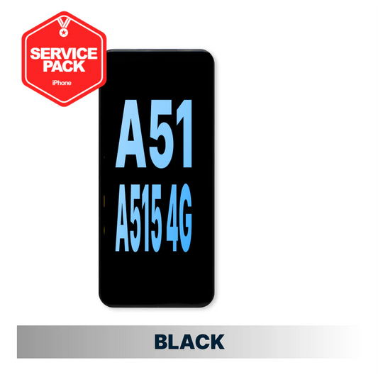 Samsung Galaxy A51 4G/A515 Genuine Original Service Pack - Black