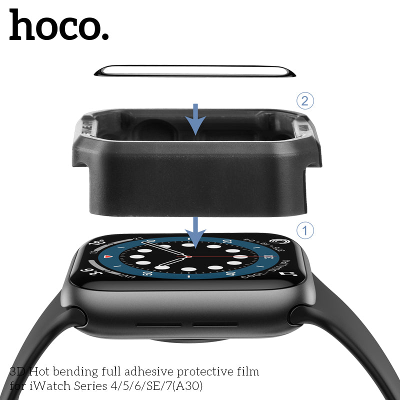 Hoco A30 3D Hot Bending Full Screen Protection Film For iWatch 7 - 41mm