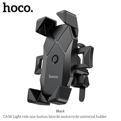 HOCO CA58 Light ride one-button bicycle motorcycle universal holder