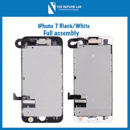 iPhone 7 Full Assembly Replacement Aftermarket Screen - Black