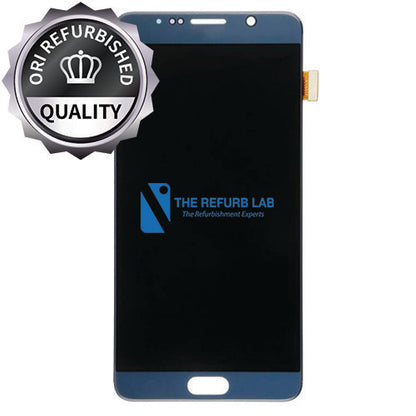 Samsung Galaxy Note 5 Compatible Amoled Assembly Refurbished - Black