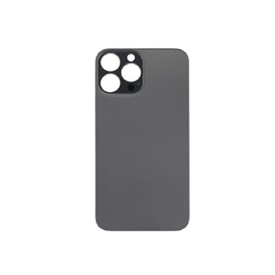 iPhone 13Pro Compatible Back Glass Aftermarket - Graphite (Big Hole)