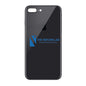 iPhone 8 Plus Compatible Back Glass - Black (Big Hole)