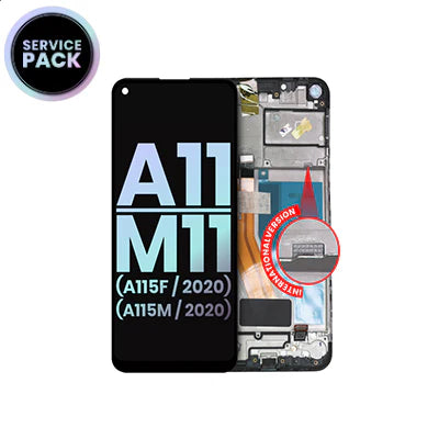 Samsung Galaxy A11 Service Pack OLED Screen - Black