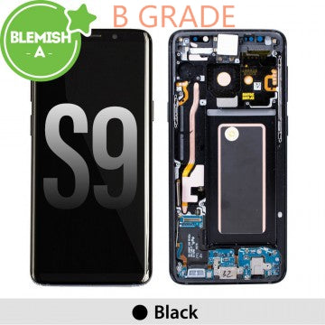 Samsung Galaxy S9 Screen with Frame Refurbished  B-Grade - Black