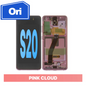 Samsung Galaxy S20 Compatible Amoled Assembly with Frame Brand New - Pink