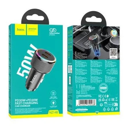 HOCO NZ14B Guerrero PD50W(2C) car charger