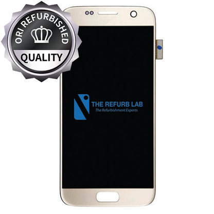 Samsung Galaxy S7 Refurbished Compatible Amoled Assembly -  Gold