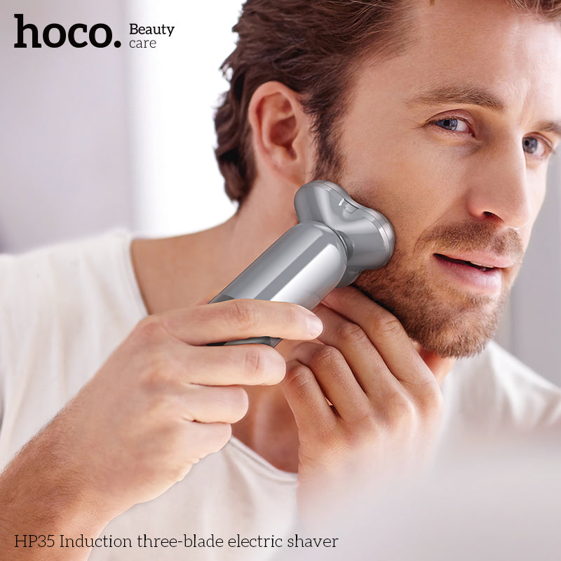 Hoco HP35 Induction three-blade electric shaver - Grey