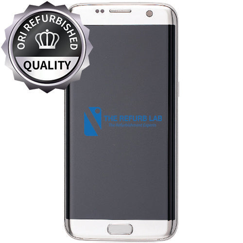 Samsung Galaxy S7 Edge Refurbished Compatible Amoled Assembly - Silver