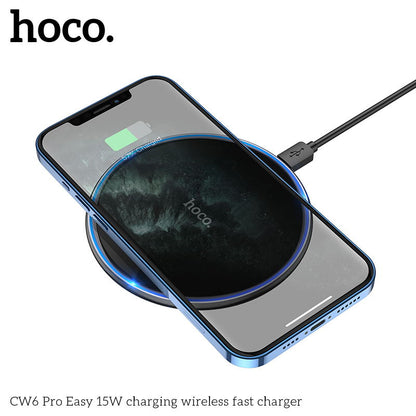 HOCO CW6 Pro Easy 18W charging wireless fast charger Black