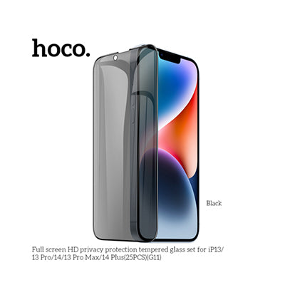 Hoco G11 Full Screen HD Privacy Protection Tempered Glass Screen Protector for iP13 Pro Max /14 Plus